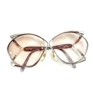 Vintage 70s-80s Oversized Expression Silver Large Butterfly Eyeglass Frames Vintage | Accessories | Vintage 7s80s Oversized Expression  main image 4